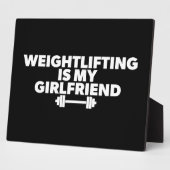 Gewichtheffen is mijn Vriendin - Funny Workout Fotoplaat (Zijkant)