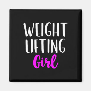 Gewichtheffen Meisje Vrouwen Gewichtheffer Bodybui Magneet