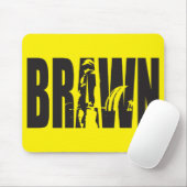 "Gewichtheffen" Motivatie - BRAWN Muismat (Met muis)