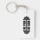 Gewichtheffen Motivatie Sleutelhanger (Voorkant)