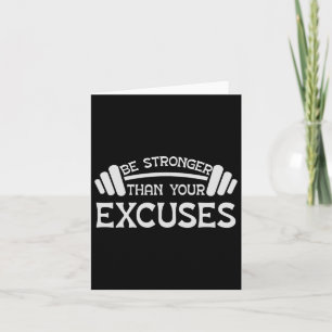 Gewichtheffen Motivatie training en Gym Quote W Kaart