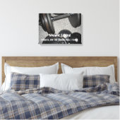 Gewichtheffen Motiverend Bericht Canvas Afdruk (Insitu (Slaapkamer))