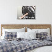 Gewichtheffen Motiverend Bericht Canvas Afdruk (Insitu (Slaapkamer))