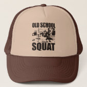 Gewichtheffen - Old School Squat Trucker Pet (Voorkant)