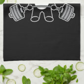 Gewichtheffen Panda Beer Anime Cartoon - Workout Theedoek (Gevouwen)