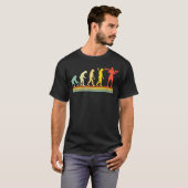Gewichtheffen Powerlifting Evolutie Gym T-shirt (Voorkant volledig)
