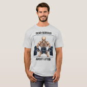 Gewichtheffen Skelet T-shirt (Voorkant volledig)