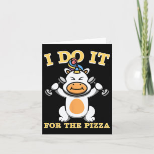 Gewichtheffen Unicorn Workout Motivatie voor een l Kaart