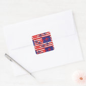 GEWICHTHEFFEN VIERKANTE STICKER (Envelop)