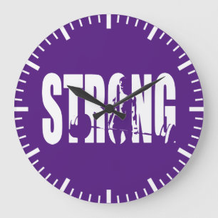 "Gewichtheffen" Vrouwen motivatie - STRONG Grote Klok
