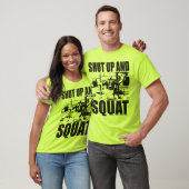 "Gewichtheffen" - Zwijg en hurk T-shirt (Unisex)