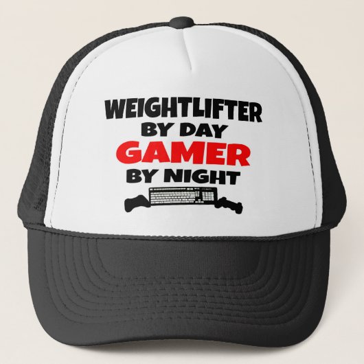 Gewichtheffer Gamer Trucker Pet (Voorkant)