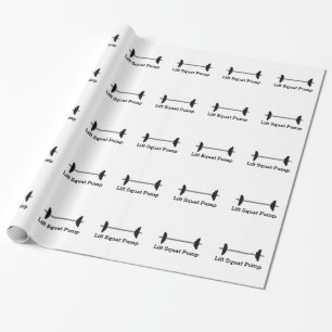 Gewichtheffer Halter Verpakkings Papier