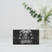 Gewichtheffer, Personal Trainer, Gym Instructor Visitekaartje (Staand voorkant)