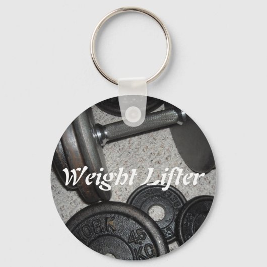 Gewichtheffer Sleutelhanger (Voorkant)