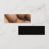 Gewichtlifter - Persoonlijke trainer - Fysieke ges Mini Visitekaartje (Voorkant / Achterkant)