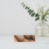 Gewichtlifter - Persoonlijke trainer - Fysieke ges Mini Visitekaartje (Staand voorkant)