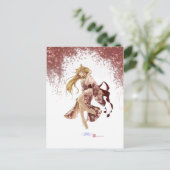 gewichtloos briefkaart (Staand voorkant)