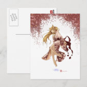 gewichtloos briefkaart (Voorkant / Achterkant)