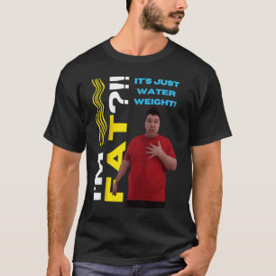 Gewichts Dieet Water Vet Nikocado Avocado Meme Sne T-shirt