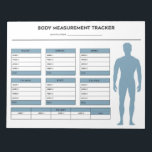 Gewichtsafmetingen van het lichaam van jongen notitieblok<br><div class="desc">Lichaamsmetingen Gewichtsverlies Trekker Goal Notitieblok. Meld elke week uw voortgang aan met dit notitieblok van de lichaamsmeting tracker. Landscape Blue versie.</div>