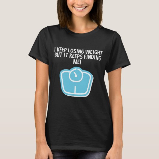 Gewichtsafval bij diëten Gewicht T-shirt (Voorkant)