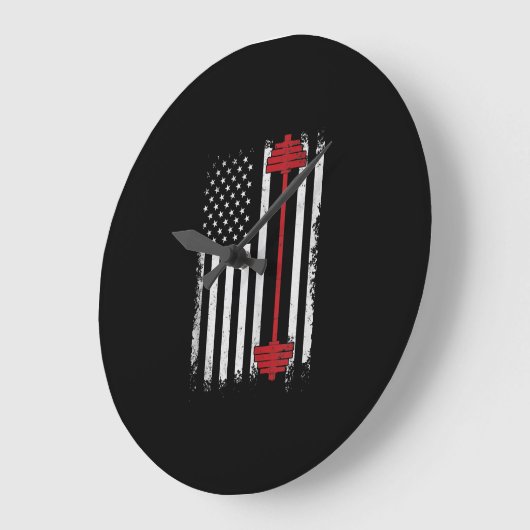 Gewichtsafvlakkige draagtas, Gym Lover Grote Klok (Hoek)