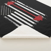 Gewichtsafvlakkige draagtas, Gym Lover Sherpa Deken (3/4)