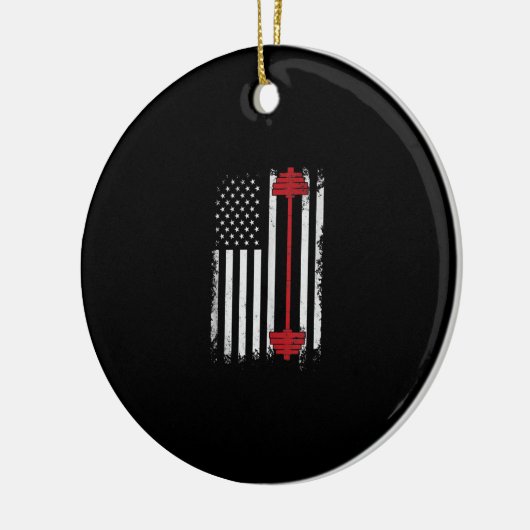 Gewichtsafvlakkige draagtas met wieltjes, Gym Love Keramisch Ornament (Links)