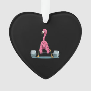 Gewichtsafzetting Flamingo Deadlift Flamingo Ornament