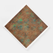 Gewichtsbeschadigde textuur servet (Hoek)