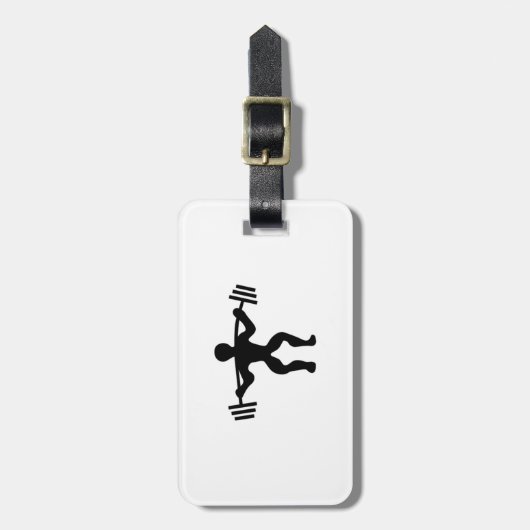 Gewichtsgewicht hefgewicht van de hefboom bagagelabel (Voorkant verticaal)