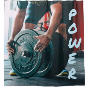 Gewichtsgewicht Lifende Gym Health Douchegordijn
