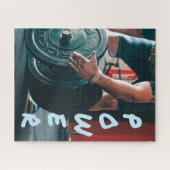 Gewichtsgewicht Lifende Gym Health Legpuzzel (Horizontaal)