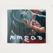 Gewichtsgewicht Lifende Gym Health Wandkleed (Voorkant (horizontaal))