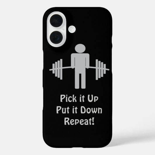 Gewichtshandel Fitness Gym Personal Trainer Case-Mate iPhone Case (Achterkant)