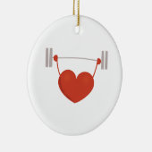 Gewichtshart Keramisch Ornament (Rechts)