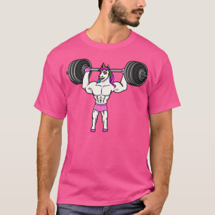Gewichtshouding Unicorn Funny Powerlift Fitness G T-shirt