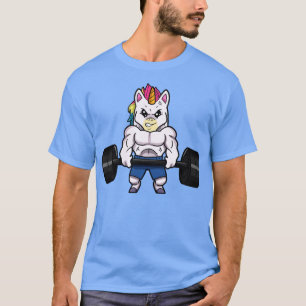 Gewichtshouding Unicorn Funny Powerlift Fitness G T-shirt
