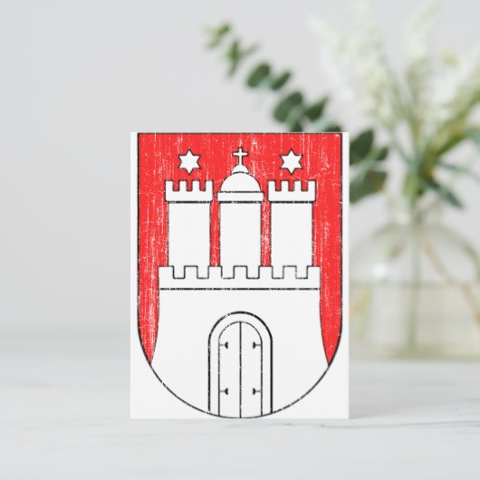 Gewichtsklak van Hamburg Briefkaart (Staand voorkant)