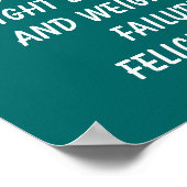 Gewichtskortingen Poster (Hoek)