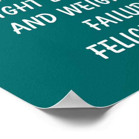 Gewichtskortingen Poster (Hoek)