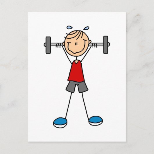 Gewichtsliptjassen en -cadeaus briefkaart (Voorkant)