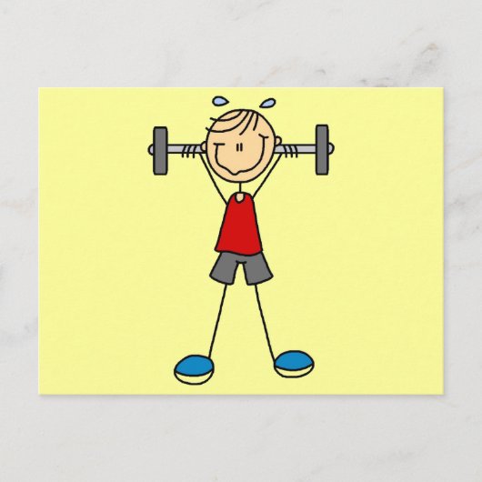 Gewichtsliptjassen en -cadeaus briefkaart (Voorkant)