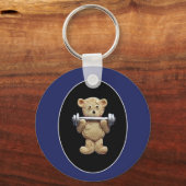 Gewichtsmatige Teddy Bear Sleutelhanger (Voorkant)
