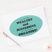 Gewichtsrijke en succesvolle ovale Sticker (Envelop)