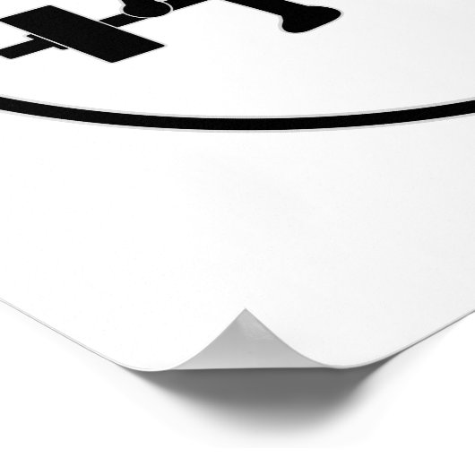 Gewichtsteken Poster (Hoek)