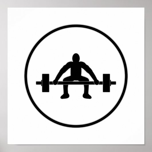 Gewichtsteken Poster (Voorkant)