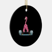 Gewichtstijfheid Flamingo Deadhijingvlamingo Keramisch Ornament (Rechts)