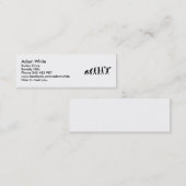 Gewichtstijfheid Mini Visitekaartje (Voorkant / Achterkant)